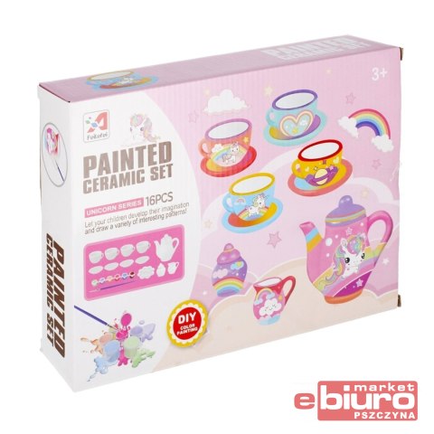 ZESTAW KREATYWNY DO MALOWANIA CERAMIKA UNICORN MC