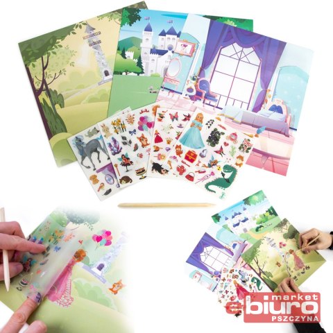 ZESTAW KREATYWNY KALKOMANIA B KSIĘŻNICZKI KIDEA