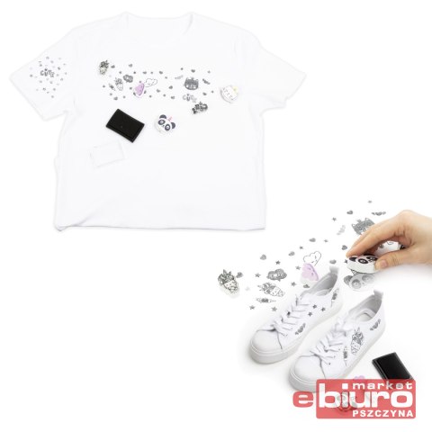 ZESTAW STĘPLI DO DEKORACJI TKANIN I OBUWIA KIDEA