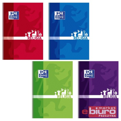 BRULION OXFORD A5 80 KARTEK KRATKA 90G RELIGIA