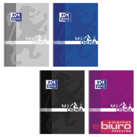 BRULION OXFORD CHEMIA A5 80 KARTEK 90G KRATKA