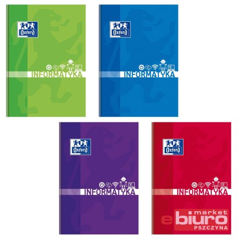 BRULION OXFORD INFORMATYKA A5 80 KARTEK 90G KRATKA