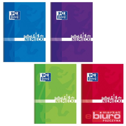 BRULION OXFORD NIEMIECKI A5 80 KARTEK 90G KRATKA