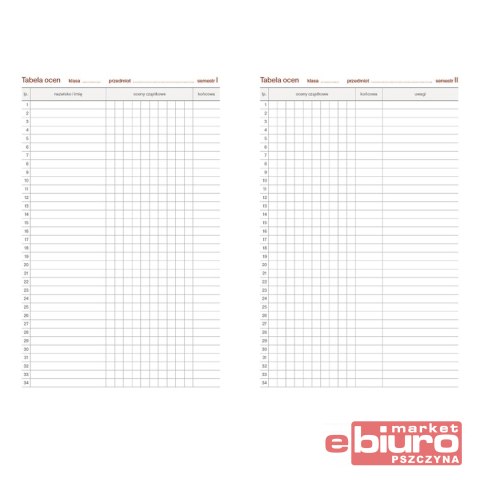 KALENDARZ NAUCZ. A5 TYGOD. NEBRASKA Z GUMKĄ CZERW.