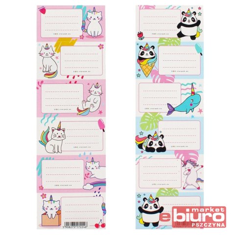 NAKLEJKI NA ZESZYT KOTOROZEC STK A'25