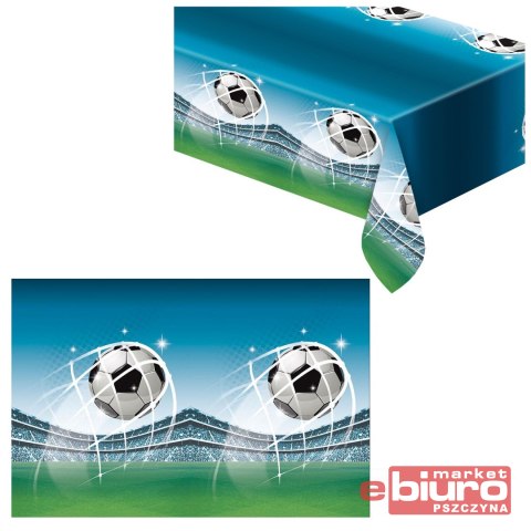 OBRUS PLASTIKOWY SOCCER FANS 120X180CM GODAN