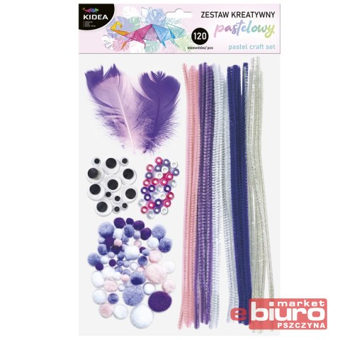 PASTELOWY ZESTAW KREATYWNY 120 EL