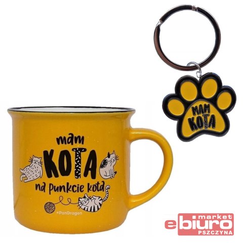 ZESTAW KUBEK I BRELOK PUPIL KOT DRAGON