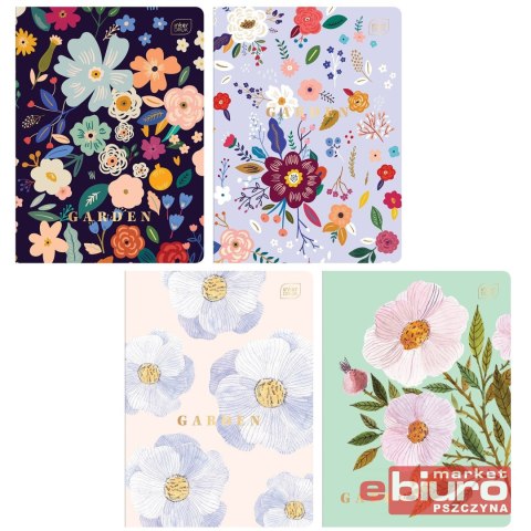ZESZYT A5 60 KARTEK KRATKA GARDEN INTERDRUK