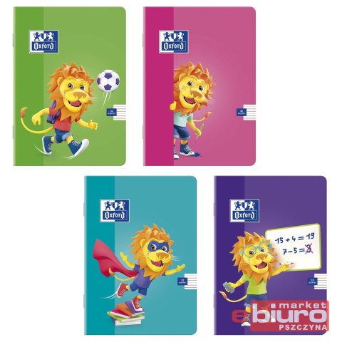 ZESZYT OXFORD LION A5 32 KARTKI 90G LINIA