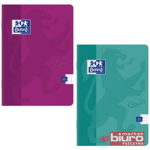 ZESZYT OXFORD TOUCH A5 60 KARTEK KRATKA 90G 074876