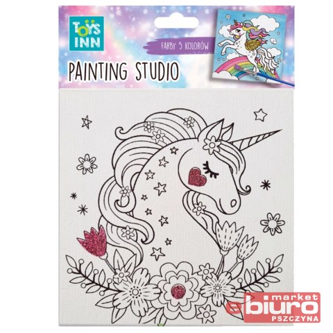 CANVAS UNICORN KWIATY STN 7922 STNUX