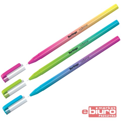 DŁUGOPIS RADIANCE 0,7MM NIEBIESKI MIX KOL BERLINGO