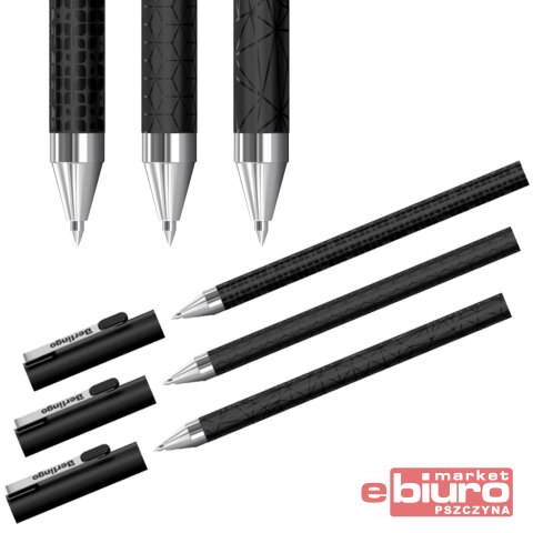 DŁUGOPIS ZE SKUWKĄ DOUBLE BLACK BERLINGO