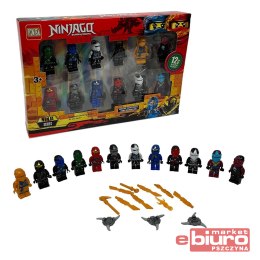 FIGURKI 17X26 12 ELEMENTÓW NINJAGO