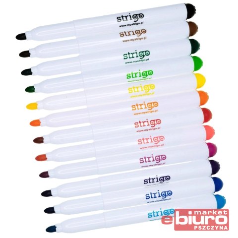 FLAMASTRY WIADERKO 12 SZT. SSC039 STRIGO