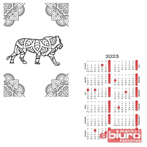 KALENDARZ UCZNIA A5 TNS JASNO RÓŻOWY ANTRA