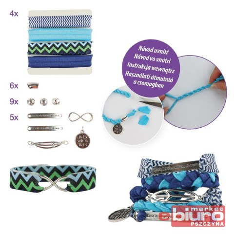 ZESTAW KREATYWNY BRANSOLETKI 5SZT 1042131 MFP