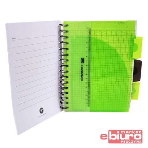 COOLPACK KOŁOZESZYT A5 PP SCARY STICKERS