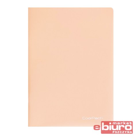 COOLPACK ZESZYT A5 PP LINIA PASTEL POWDER PEACH