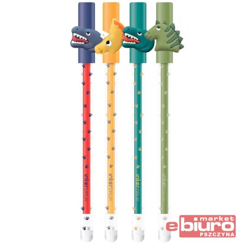 DŁUGOPIS ŚCIERALNY DINOZAURUS INTERDRUK