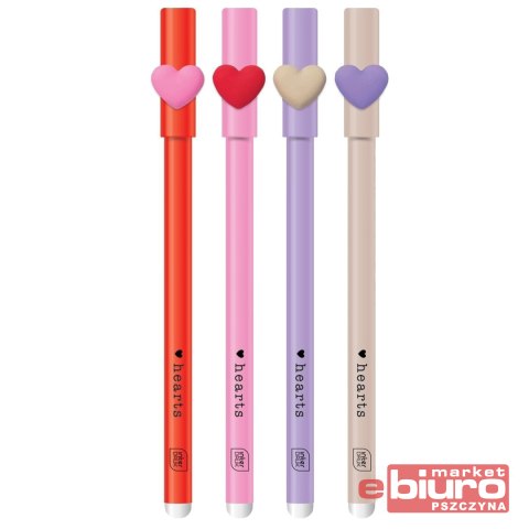 DŁUGOPIS ŚCIERALNY HEARTS INTERDRUK