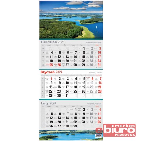 KALENDARZ TRÓJDZIELNY PŁASKI KTT-2 AVANTI