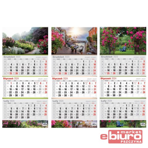 KALENDARZ TRÓJDZIELNY PŁASKI KTT-2 AVANTI