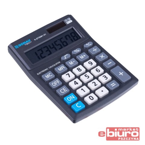 KALKULATOR DONAU TECH OFFICE K-DT5081 8CYFR CZARNY