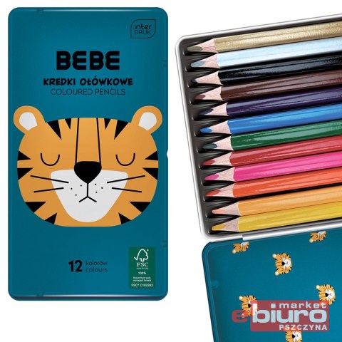 KREDKI OŁÓWKOWE MET 12KOL BB BOYS INTERDRUK