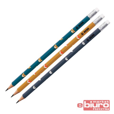 OŁÓWEK Z GUMKĄ BB FRIENDS BOYS INTERDRUK