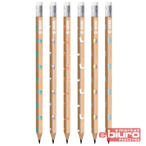 OŁÓWEK Z GUMKĄ JUMBO BB INTERDRUK