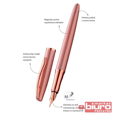 PIÓRO WIECZNE JAZZ NOBLE ELEGANCE ROSE ETUI