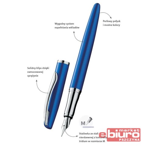 PIÓRO WIECZNE JAZZ NOBLE ELEGANCE SAPHIRE ETUI