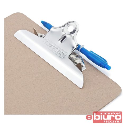 DESKA Z KLIPEM CLIPBOARD A4 BRĄZOWY RAPESCO