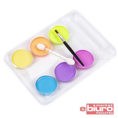 FARBY DO TWARZY PASTELOWE 6 KOL KIDEA