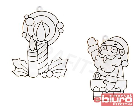 FARBY WITRAŻOWE AMOS CHRISTMAS 10 KOLORÓW WITRAŻE