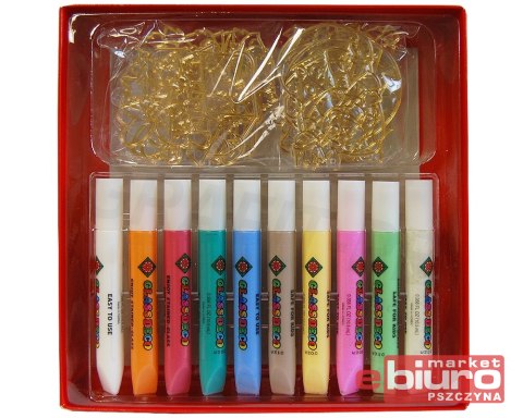 FARBY WITRAŻOWE AMOS CHRISTMAS 10 KOLORÓW WITRAŻE