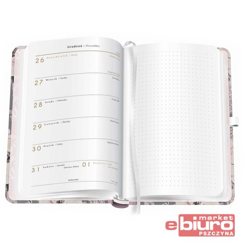 KALENDARZ KSIĄŻKOWY A5 192 MAT+UV BOTANIC INTERDRU