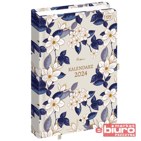 KALENDARZ KSIĄŻKOWY A5 384 MAT+UV BLOOM INTERDRUK