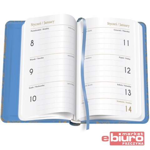 KALENDARZ KSIĄŻKOWY A6 192 MET.GLAM INTERDRUK