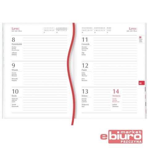 KALENDARZ TERMINARZ MARTA T-215F-01 B6 MICHALCZYK