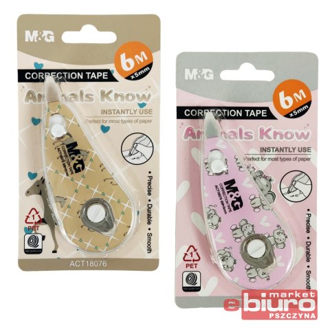 KOREKTOR W TAŚMIE ANIMAL PLANET 6M X 5MM