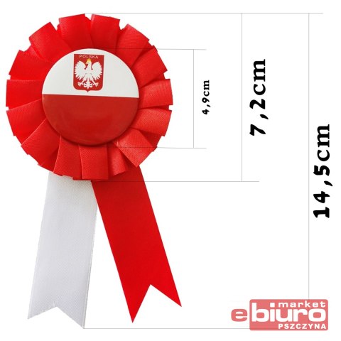 KOTYLION NARODOWY BIAŁO-CZERWONY GODAN