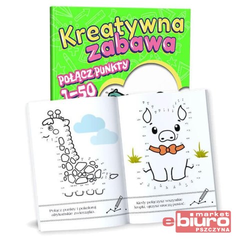 KSIĄŻECZKA KREATYWNA ZABAWA POŁĄCZ PUNKTY 1-50
