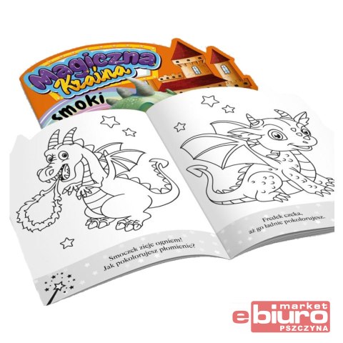 MAGICZNA KRAINA. SMOKI Z NAKLEJKAMI MARTEL