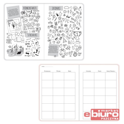 ORGANIZER BUJO TO A5 240 HEARTS INTERDRUK