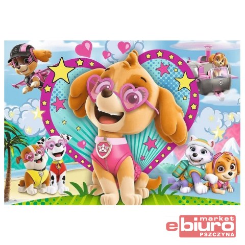 PUZZLE 100 GLITTER W BLASKU SKYE 14818 TREFF