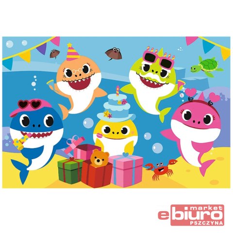PUZZLE 24 MAXI WESOŁE BABY SHARK 14337 TREFL