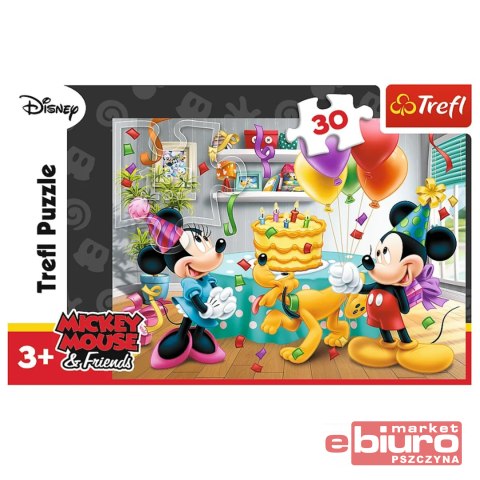 PUZZLE 30 TORT URODZINOWY MICKEY 18211